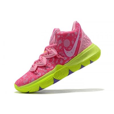 Nike Bayan Kyrie 5 Pembe / Sarı Basketbol Ayakkabısı Türkiye - 9FHSOLTC